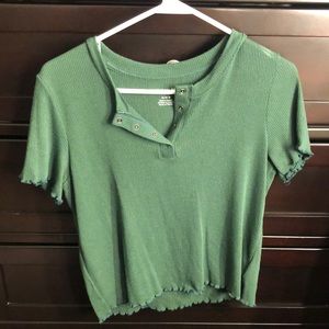 American eagle green top